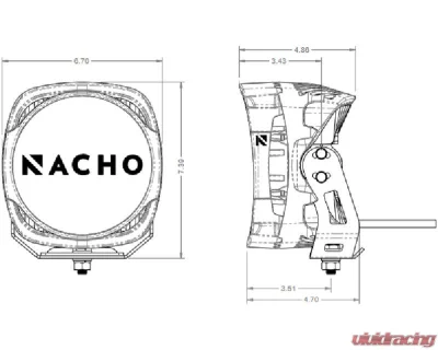 ARB 4x4 Nacho Grande 4 Lo Auxiliary LED Light - PM611