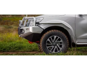 ARB Matte Black 60.3mm Summit Prot Step Toyota Land Cruiser 76 Wagon 2007+