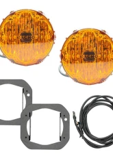ARB 1pc Nacho SAE Only Amber Plug N Play Fog Light Kit Jeep Gladiator | Wrangler 2018-2024                                     - V3JW1KASO - Image 2