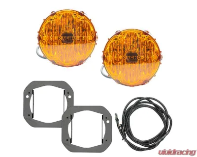 ARB 1pc Nacho SAE Only Amber Plug N Play Fog Light Kit Jeep Gladiator | Wrangler 2018-2024 - V3JW1KASO