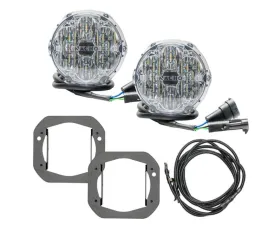 ARB 1pc Nacho SAE Only White Plug N Play Fog Light Kit Jeep Gladiator | Wrangler 2018-2024