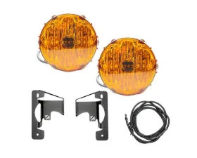 ARB 3pc Nacho SAE Only Amber Plug N Play Fog Light Kit Jeep Gladiator | Wrangler 2018-2024