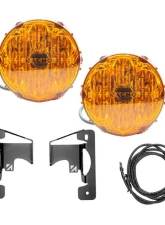 ARB 3pc Nacho SAE Only Amber Plug N Play Fog Light Kit Jeep Gladiator | Wrangler 2018-2024                                     - V3JW2KASO - Image 2