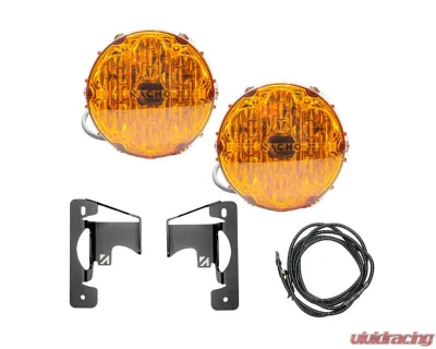 ARB 3pc Nacho SAE Only Amber Plug N Play Fog Light Kit Jeep Gladiator | Wrangler 2018-2024 - V3JW2KASO