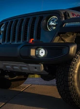 ARB 3pc Nacho SAE Only White Plug N Play Fog Light Kit Jeep Gladiator | Wrangler 2018-2024                                     - V3JW2KWSO - Image 2