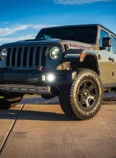 ARB 3pc Nacho SAE Only White Plug N Play Fog Light Kit Jeep Gladiator | Wrangler 2018-2024                                     - V3JW2KWSO - Image 4