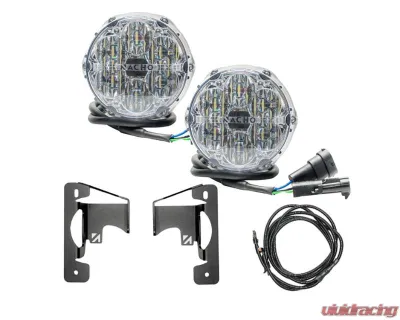 ARB 3pc Nacho SAE Only White Plug N Play Fog Light Kit Jeep Gladiator | Wrangler 2018-2024 - V3JW2KWSO