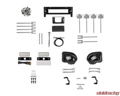 ARB 4x4 Matte Black Front Bumper Deluxe Bull Bar with Flares AF20 Toyota Land Cruiser LC76 | 8 | 9 2023-2024 - 3412690