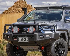 ARB Summit Winch Mount Front Bumper - Matt Black with Mounting Hardware Toyota Hilux Wide Body 2020