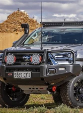 ARB Summit Winch Mount Front Bumper - Matt Black with Mounting Hardware Toyota Hilux Wide Body 2020                                     - 3414710B - Image 6