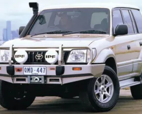 ARB Winch Mount Front Bumper with Mounting Hardware Toyota Land Cruiser Prado 90 Series 1996-2000