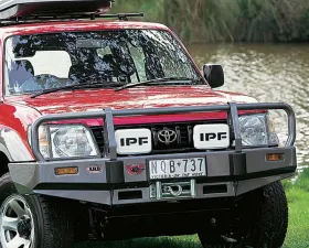 ARB Winch Mount Front Bumper with Mounting Hardware Toyota Land Cruiser Prado 90 2000-2003