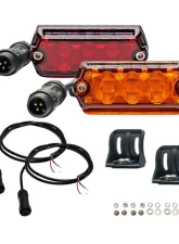 ARB 4x4 NACHO NANO 2 Pack Scene Light Kit with Red/Amber Lens                                     - NAN412 - Image 11