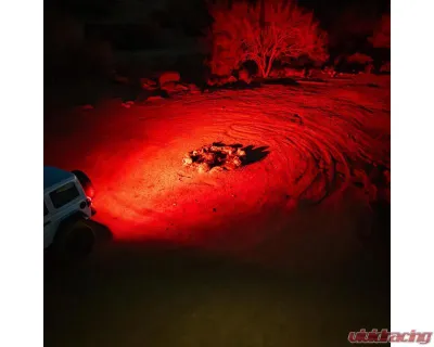 ARB 4x4 NACHO NANO 2 Pack Scene Light Kit with Red/Amber Lens - NAN412