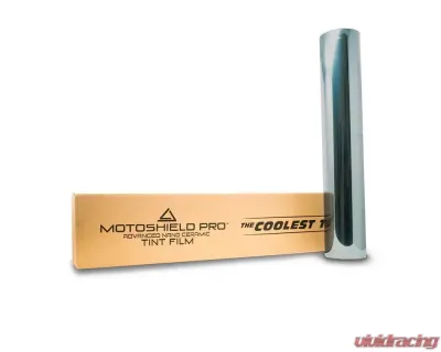 Window Tint 70 Percent Visibility 95 Percent IRR 100 Percent UV 40 Inch x 100 FT Roll Nano Ceramic 2 mm MotoShield Pro - 420-101