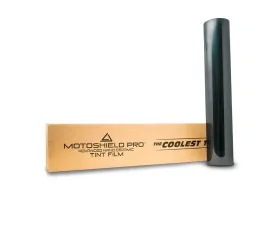 Window Tint 25 Percent Shade 100 Percent IRR 100 Percent UV 40 Inch x 100 FT Roll Nano Ceramic 2 mm MotoShield Pro