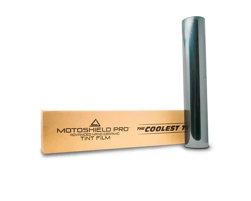 Window Tint 50 Percent Shade 100 Percent IRR 100 Percent UV 20 Inch x 50 Inch Roll Nano Ceramic 2 mm MotoShield Pro - 450-301