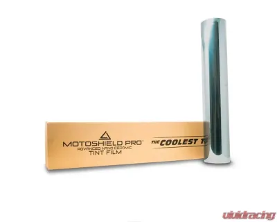 Window Tint 75 Percent Visibility 95 Percent IRR 100 Percent UV 20 Inch x 100 FT Roll Nano Ceramic 2 mm MotoShield Pro - 490-002