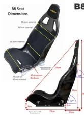 Tillett B8 Carbon | GRP Racing Seat Slight Second                                     - B8-44.5C/GRP-SS - Image 2