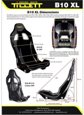 Tillett B10 Seats Full Carbon Edges ON 48.5CM                                     - TIL-B10XL-48.5Carbon - Image 7