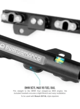 Nuke Performance Fuel Rail for BMW 8cyl M60 M62 1992-2005, Aluminum, 120-02-109                                     - 120-02-109 - Image 4