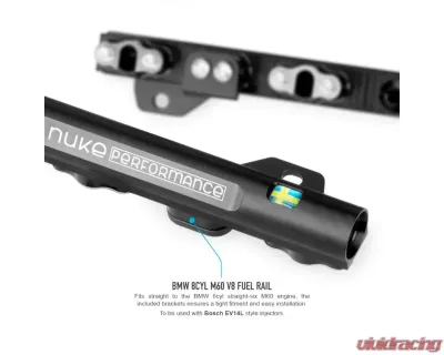 Nuke Performance Fuel Rail for BMW 8cyl M60 M62 1992-2005, Aluminum, 120-02-109 - 120-02-109