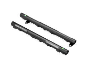 Nuke Performance Fuel Rail for BMW M3 S65 8cyl 2007-2013, Aluminum, Black Finish