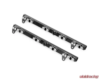 Nuke Performance Fuel Rail for BMW M3 S65 8cyl 2007-2013, Aluminum, Black Finish - 120-02-110