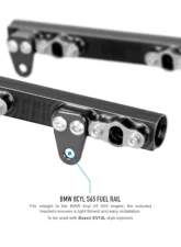 Nuke Performance Fuel Rail for BMW M3 S65 8cyl 2007-2013, Aluminum, Black Finish                                     - 120-02-110 - Image 4