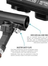Nuke Performance Fuel Rail for BMW 4cyl M42 1989-1996, Aluminum, Precision Fit                                     - 120-02-112 - Image 3