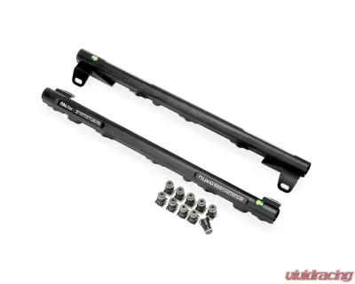 Nuke Performance Fuel Rail for BMW M5 M6 S85 10cyl 2005-2010, Aluminum, Black Finish - 120-02-113