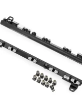 Nuke Performance Fuel Rail for BMW M5 M6 S85 10cyl 2005-2010, Aluminum, Black Finish                                     - 120-02-113 - Image 2