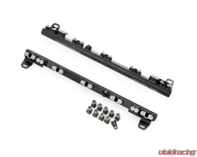 Nuke Performance Fuel Rail for BMW M5 M6 S85 10cyl 2005-2010, Aluminum, Black Finish - 120-02-113