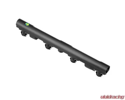Nuke Performance Fuel Rail Mini for 2001-2006 Mini Cooper R53 4cyl, Aluminum, Black - 120-07-101