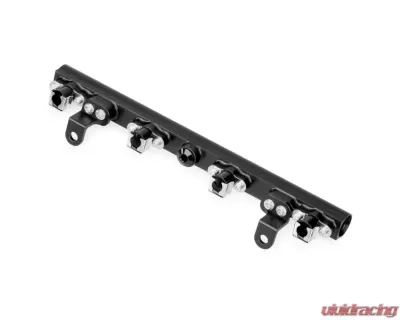 Nuke Performance Fuel Rail Mini for 2001-2006 Mini Cooper R53 4cyl, Aluminum, Black - 120-07-101