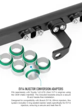Nuke Performance Fuel Rail for Toyota 1JZ-GTE 1990-1995, Aluminum, 120-08-101                                     - 120-08-101 - Image 4