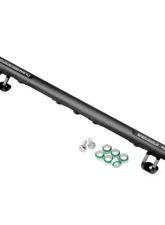 Nuke Performance Fuel Rail for Toyota 6cyl 2JZ-GTE 1991-2002, Aluminum, Black                                     - 120-08-102 - Image 2