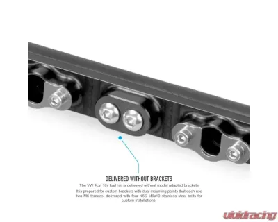 Nuke Performance Fuel Rail for Volkswagen 4cyl EA113 | EA888 16v, Aluminum, 120-09-101 - 120-09-101