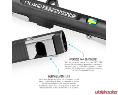 Nuke Performance Fuel Rail for GM 8cyl LS1 LS2 LS3 LS6 L76 L99 1997-2017 - 120-10-101