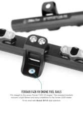 Nuke Performance Fuel Rail for Ferrari F430 | F136 2004-2019, Aluminum, Black Finish                                     - 120-12-101 - Image 4
