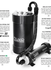Nuke Performance 2G Fuel Surge Tank Kit with Internal Fuel Pumps for 2001-2005 Mitsubishi Eclipse                                     - 150-01-304 - Image 2