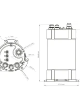Nuke Performance 2G Fuel Surge Tank Kit with Internal Fuel Pumps for 2001-2005 Mitsubishi Eclipse                                     - 150-01-304 - Image 6