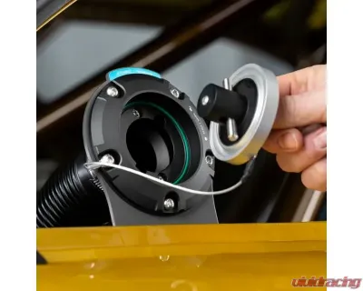 Nuke Performance Filler Cap & Fuel Hose Kit for CFC Unit - Aluminum Nut Ring - 150-31-505