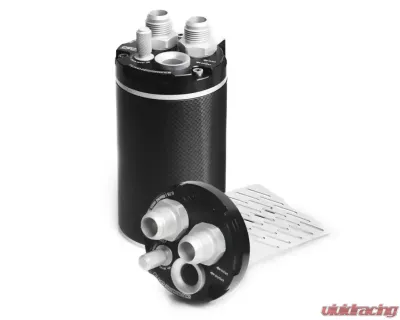 Nuke Performance Carbon Oil Catch Can 0.75L Matte Carbon for Universal Fitment - 265-01-203