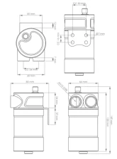 Nuke Performance Universal Catch Can 0.25 Liter for Automotive Applications                                     - 270-01-201 - Image 6