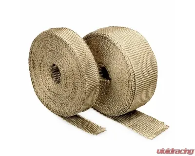 Nuke Performance Titanium Exhaust Wrap 25mm x 15m for High-Temperature Insulation - 290-01-110