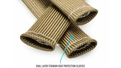 Nuke Performance Dual Layer Titanium Heat Protection Sleeve ID15mm 40cm                                     - 290-15-040 - Image 3