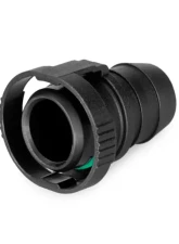 Nuke Performance BQL 22 Male to Convoluted Hose Straight, 290-22-107, Durable Rubber Material                                     - 290-22-107 - Image 2