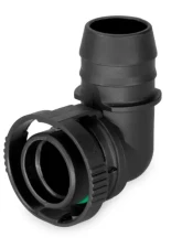 Nuke Performance BQL 22 Male To Convoluted Hose 90 Degrees, 290-22-108, Durable Rubber                                     - 290-22-108 - Image 2
