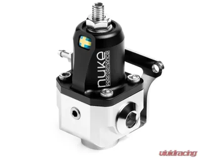Nuke Performance Fuel Pressure Regulator FPR100x AN-10 for Universal Fitment, Aluminum - 300-02-202